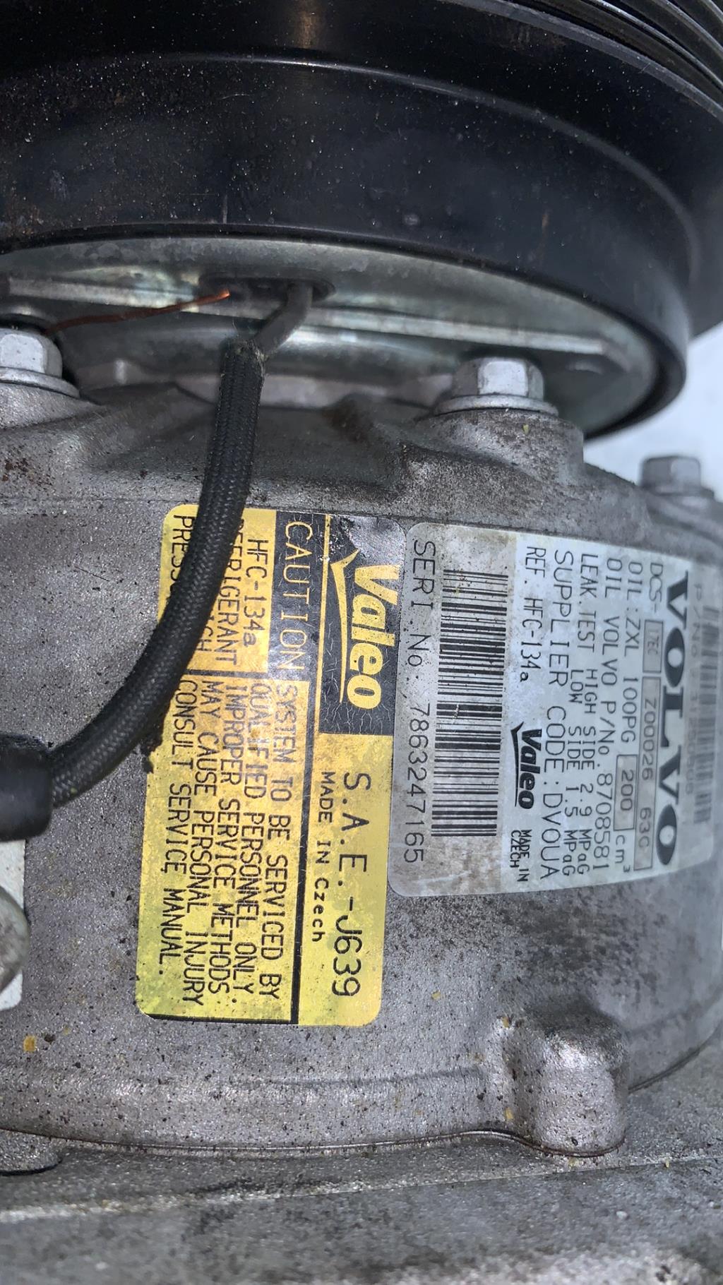 Compressore clima VOLVO XC 90 1 PHASE 2 Gasolina - 1