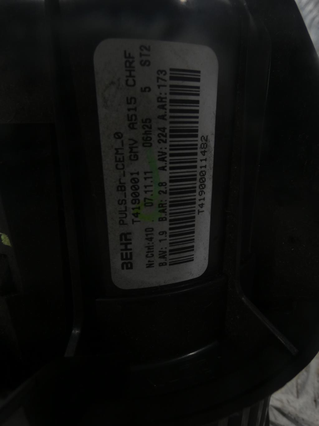 Pulseur d'air CITROEN C3 1 PHASE 1 Essence - 1