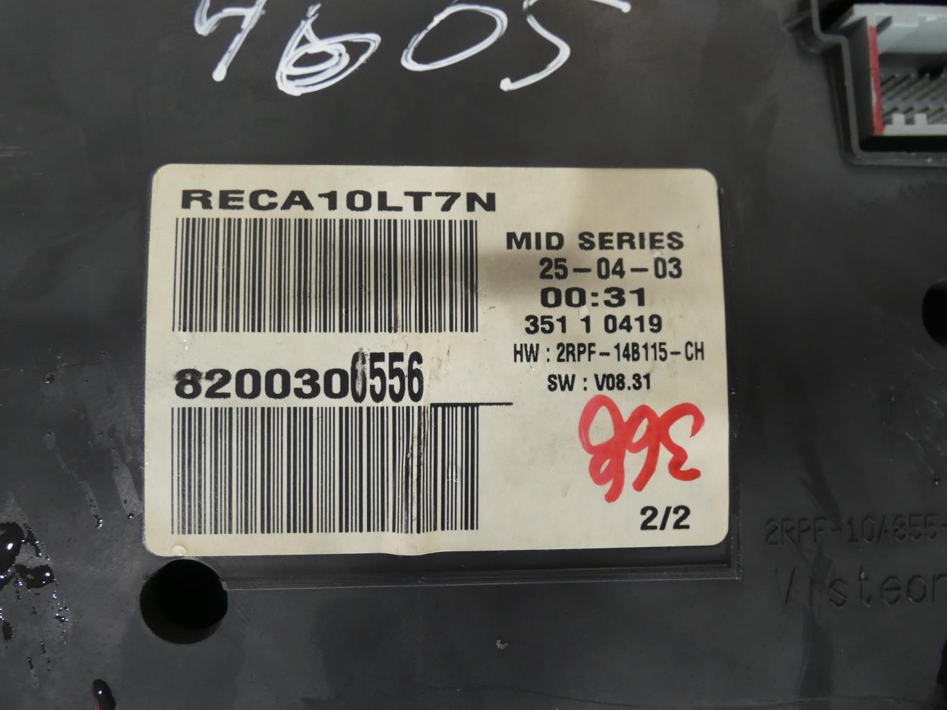 Compteur RENAULT MEGANE 2 PHASE 1 Essence - 1