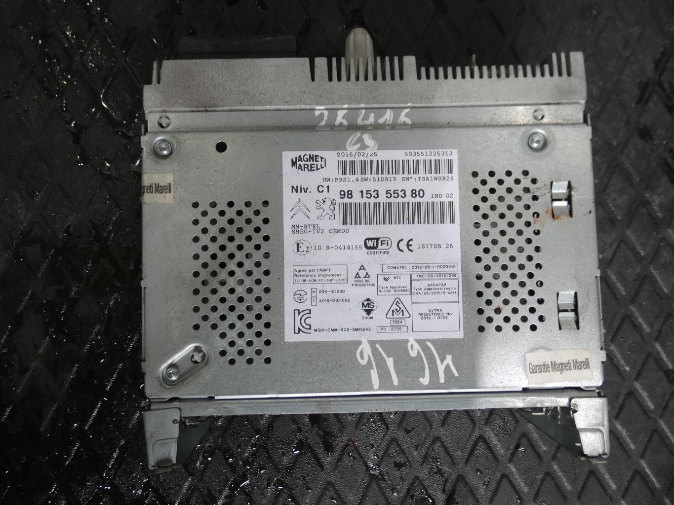 Autoradio CITROEN DS3 PHASE 1 Diesel - 1