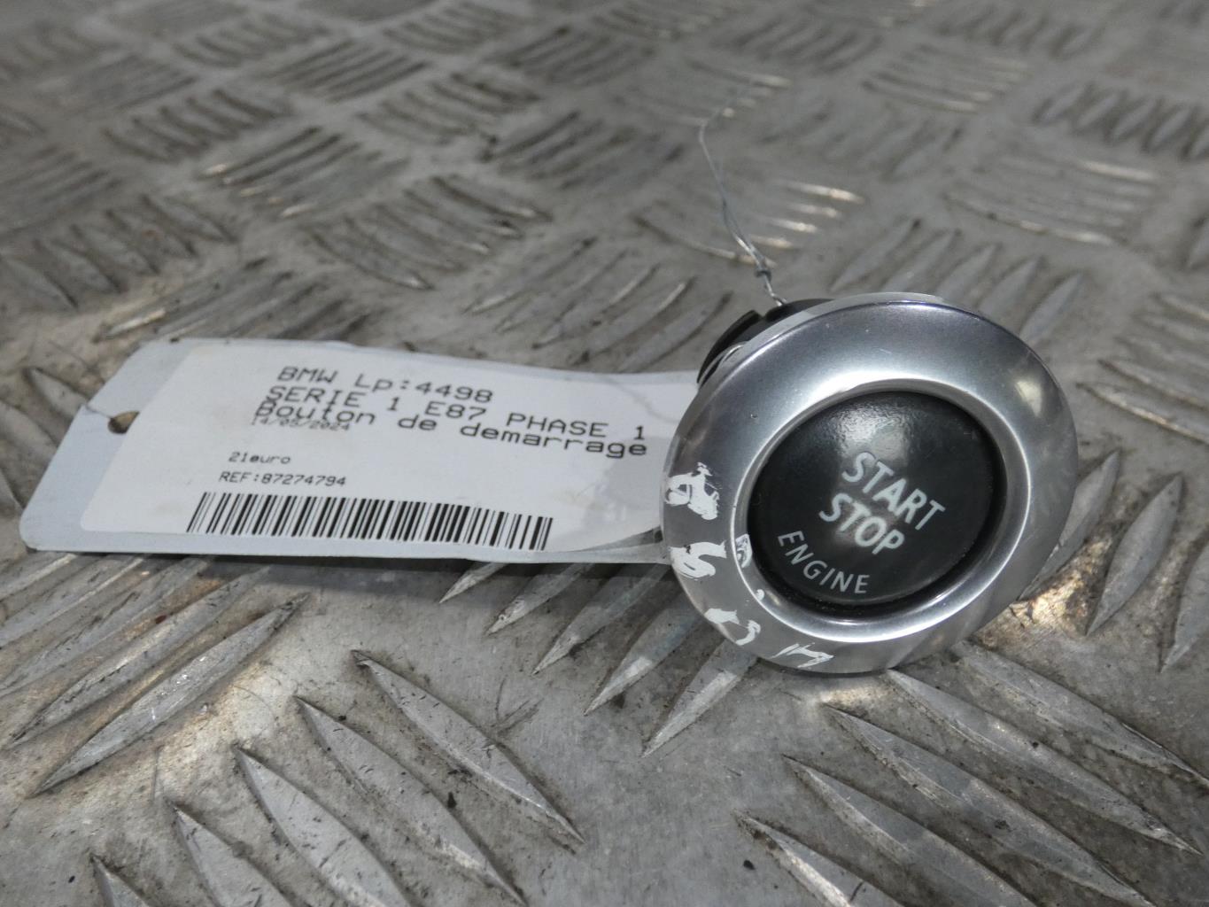 Bouton de demarrage BMW SERIE 1 E87 PHASE 1 Essence - 1