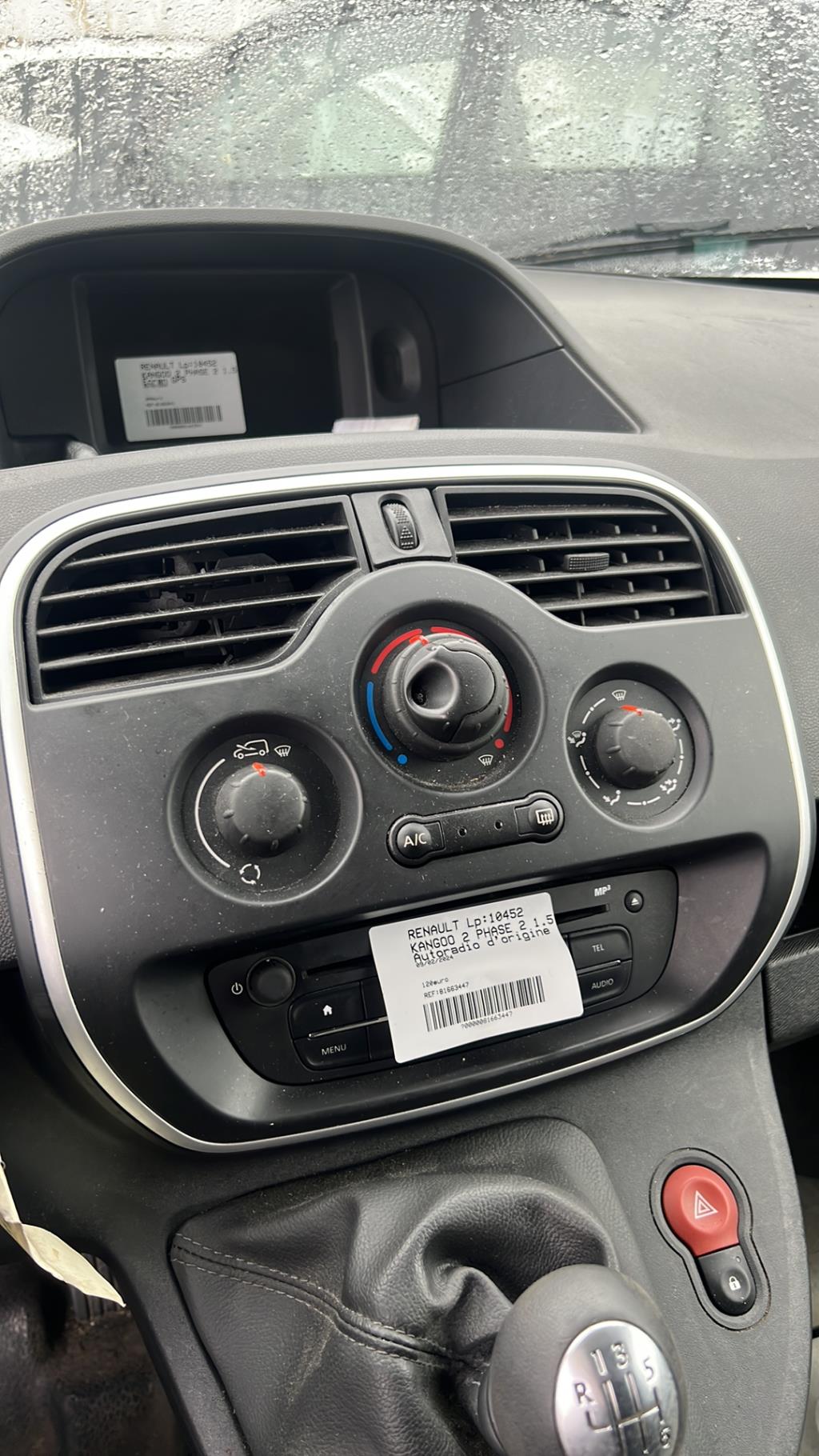 Commande chauffage RENAULT KANGOO 2 PHASE 2 Diesel - 1