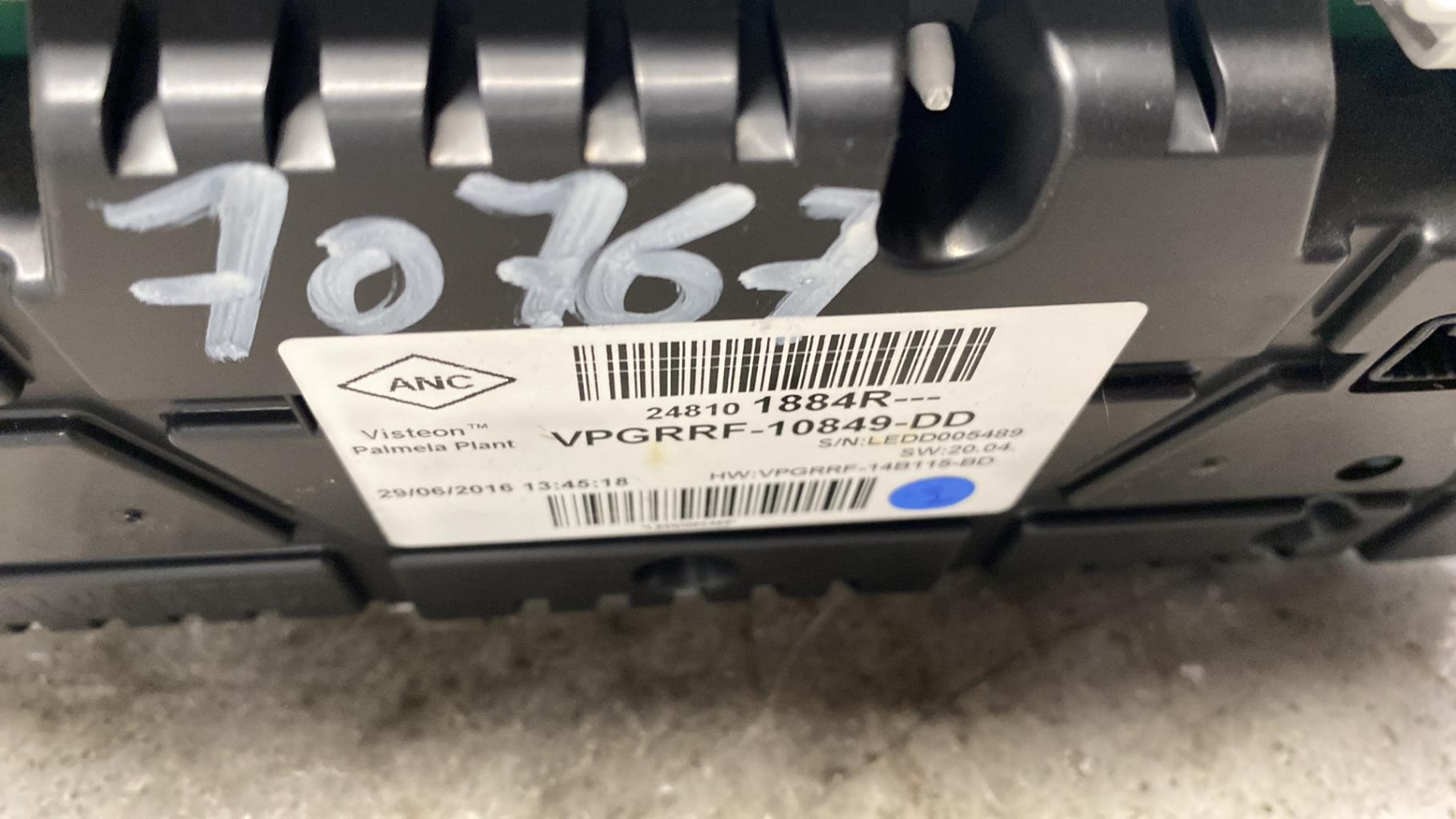 Compteur RENAULT CLIO 4 PHASE 2 Diesel - 1