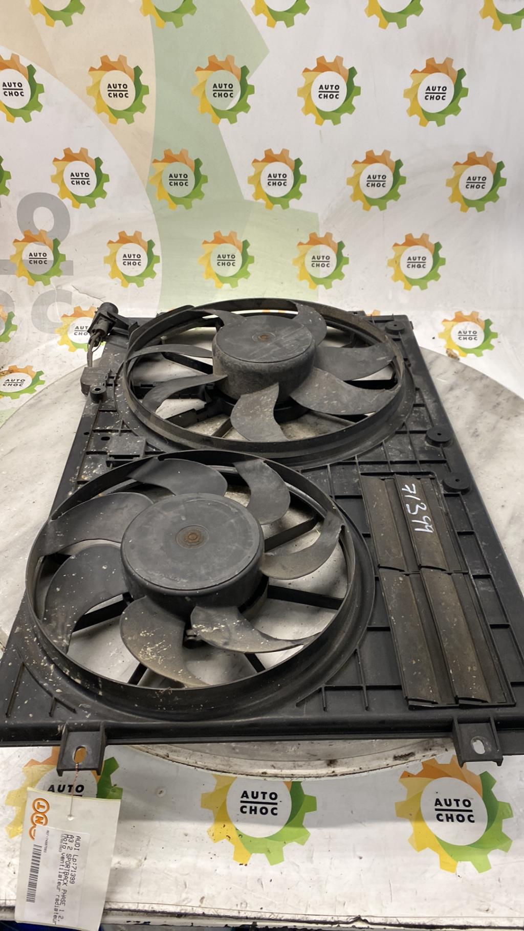 Moto ventilateur radiateur AUDI A3 2 SPORTBACK PHASE 1 Diesel - 1