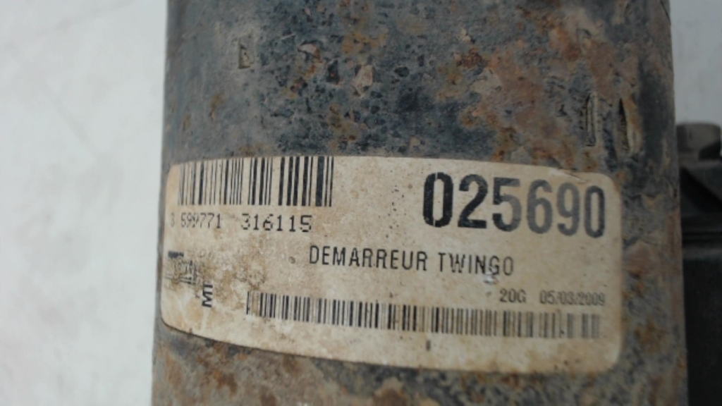 Demarreur RENAULT TWINGO 1 PHASE 1 Essence - 1