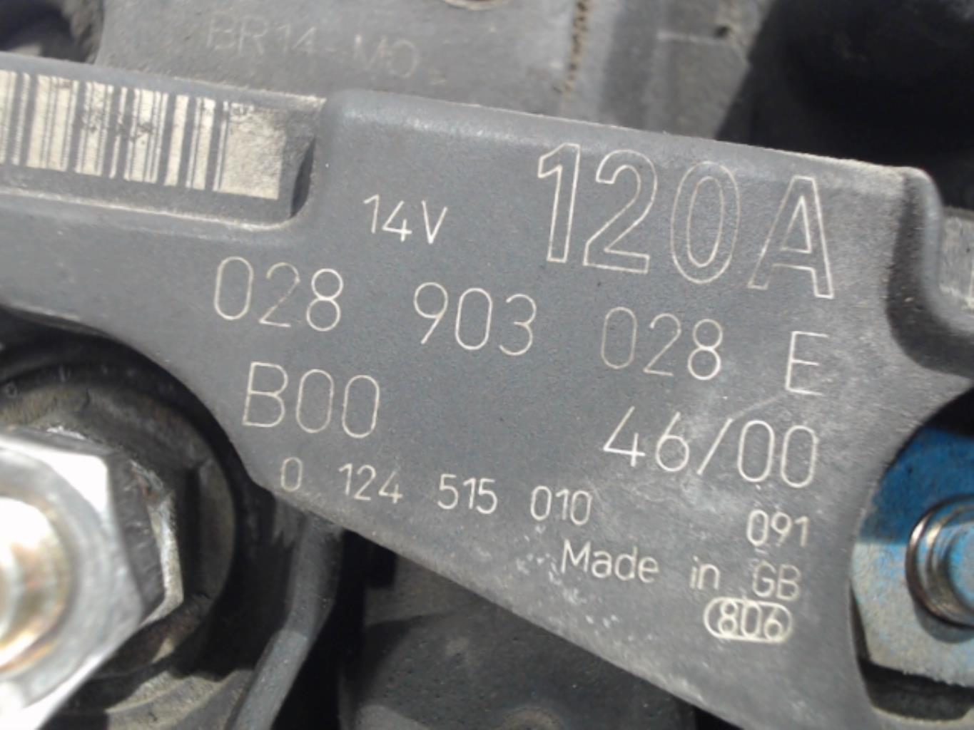 Alternateur AUDI A3 1 PHASE 2 Essence - 1