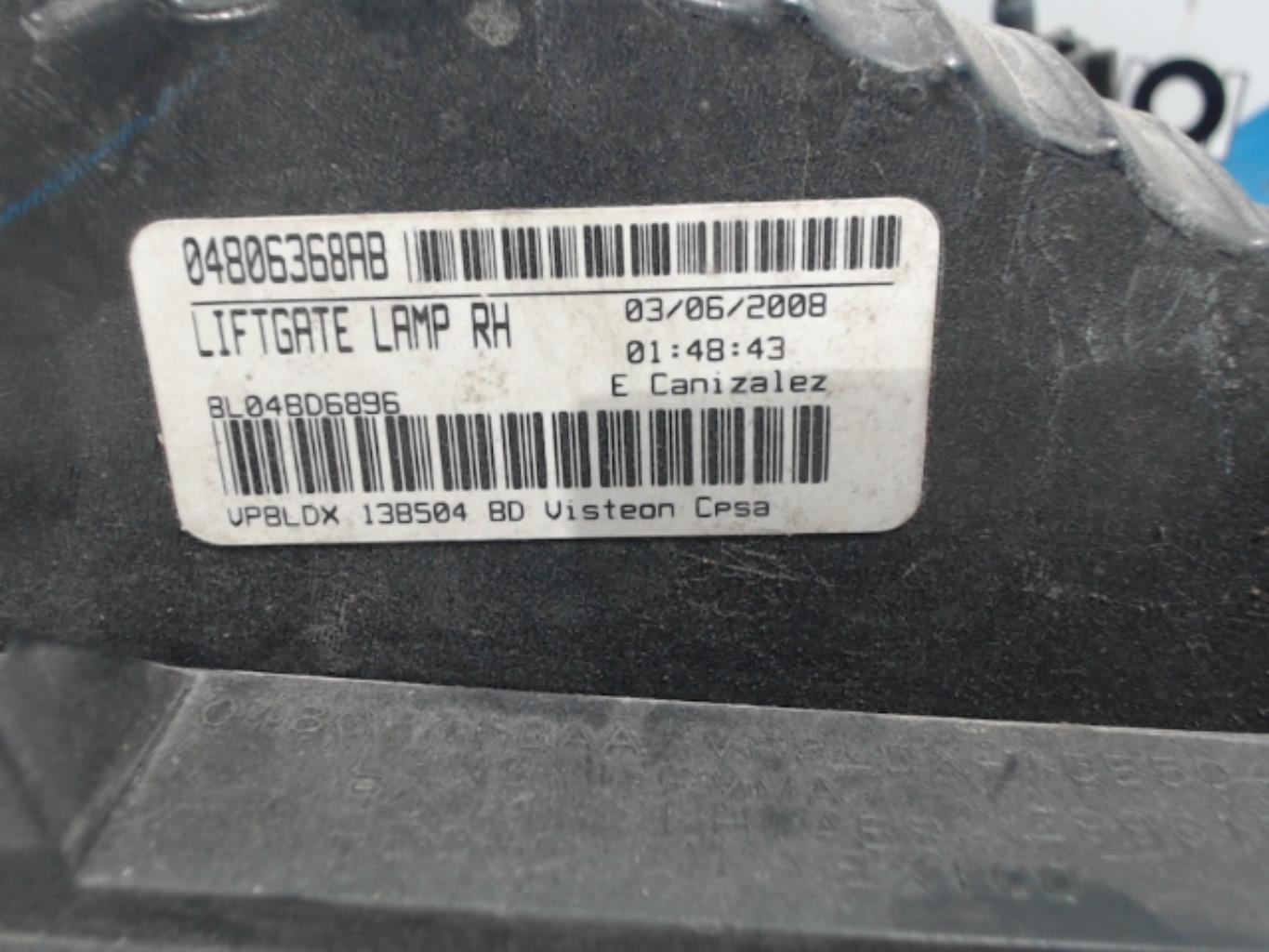 Feu arriere secondaire droit (feux) DODGE JOURNEY Diesel - 1