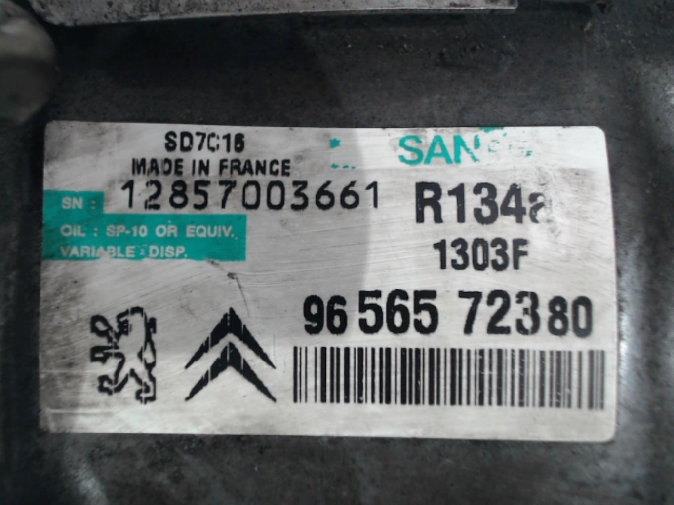 Compresseur clim PEUGEOT 407 PHASE 1 Diesel - 1