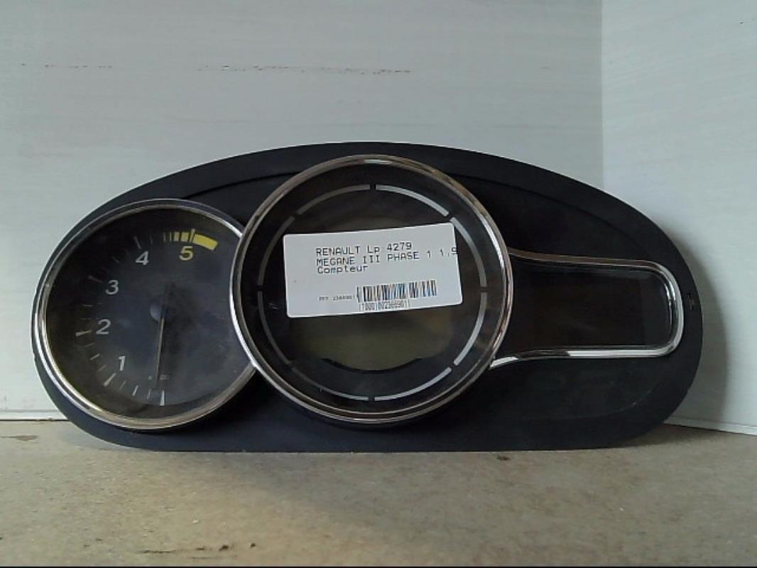 Compteur RENAULT MEGANE 3 PHASE 1 Diesel - 1