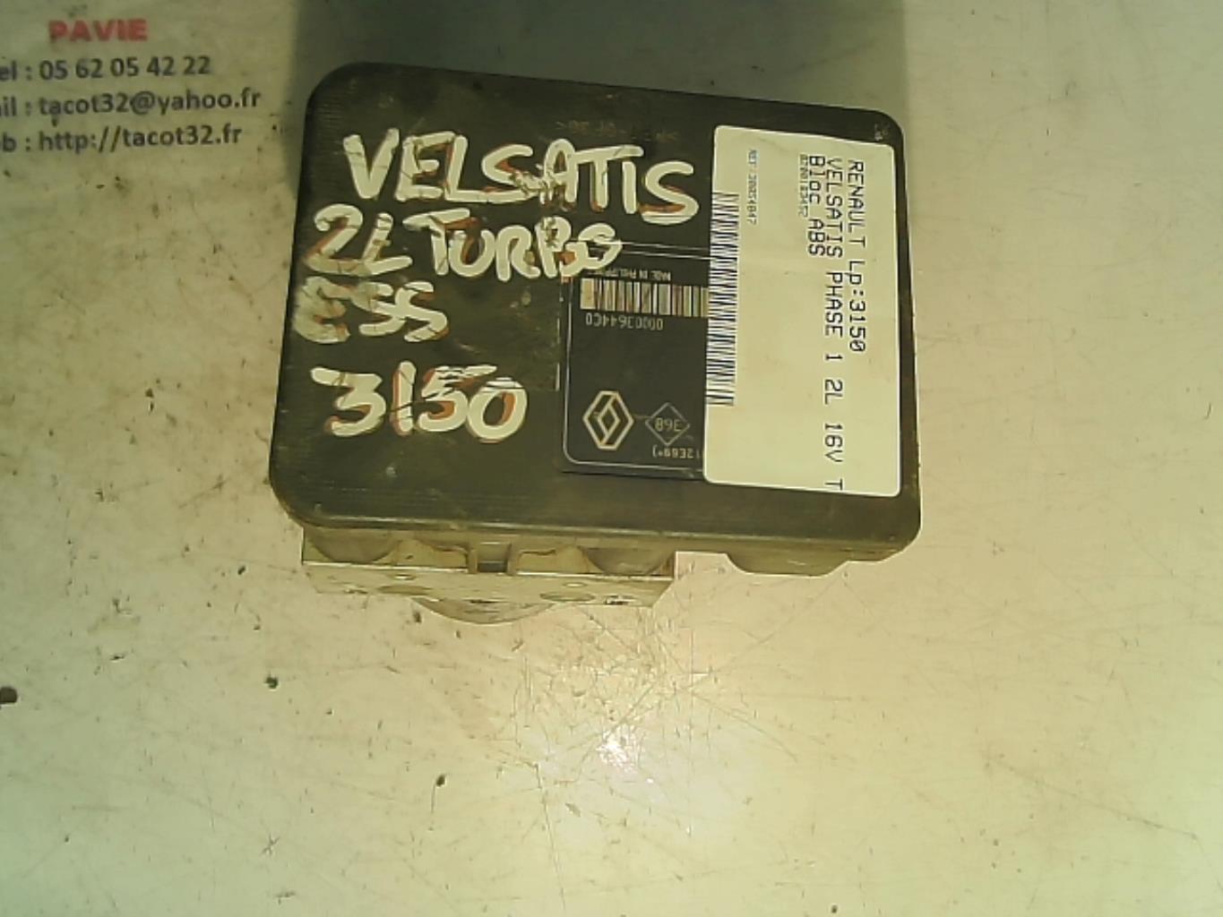 Bloc ABS (freins anti-blocage) RENAULT VEL SATIS PHASE 1 Essence - 1
