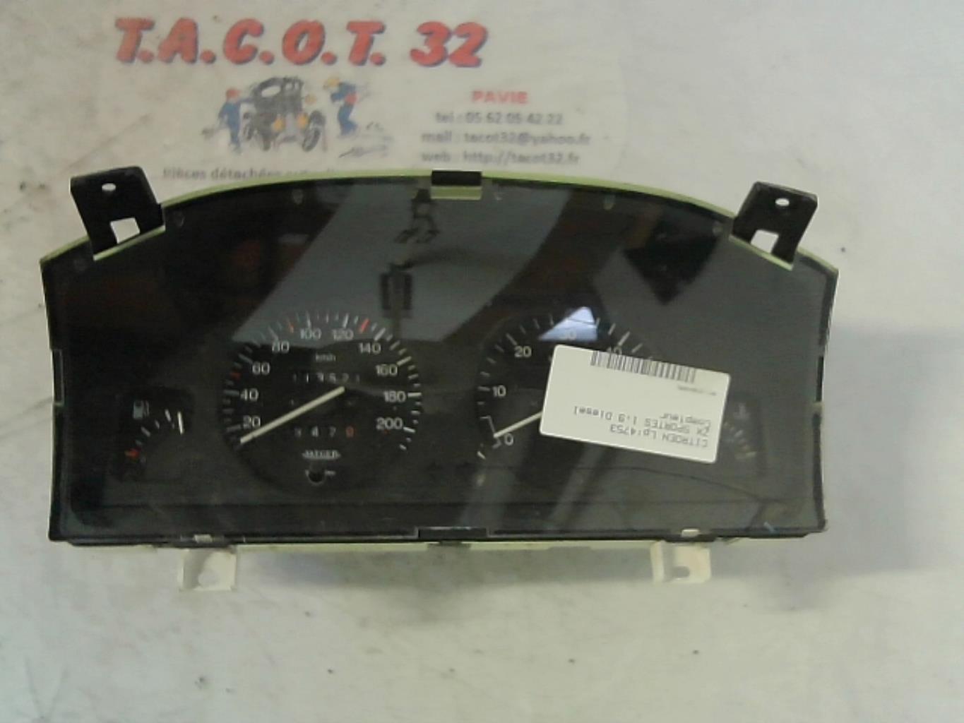 Compteur CITROEN ZX PHASE 2 Diesel - 1