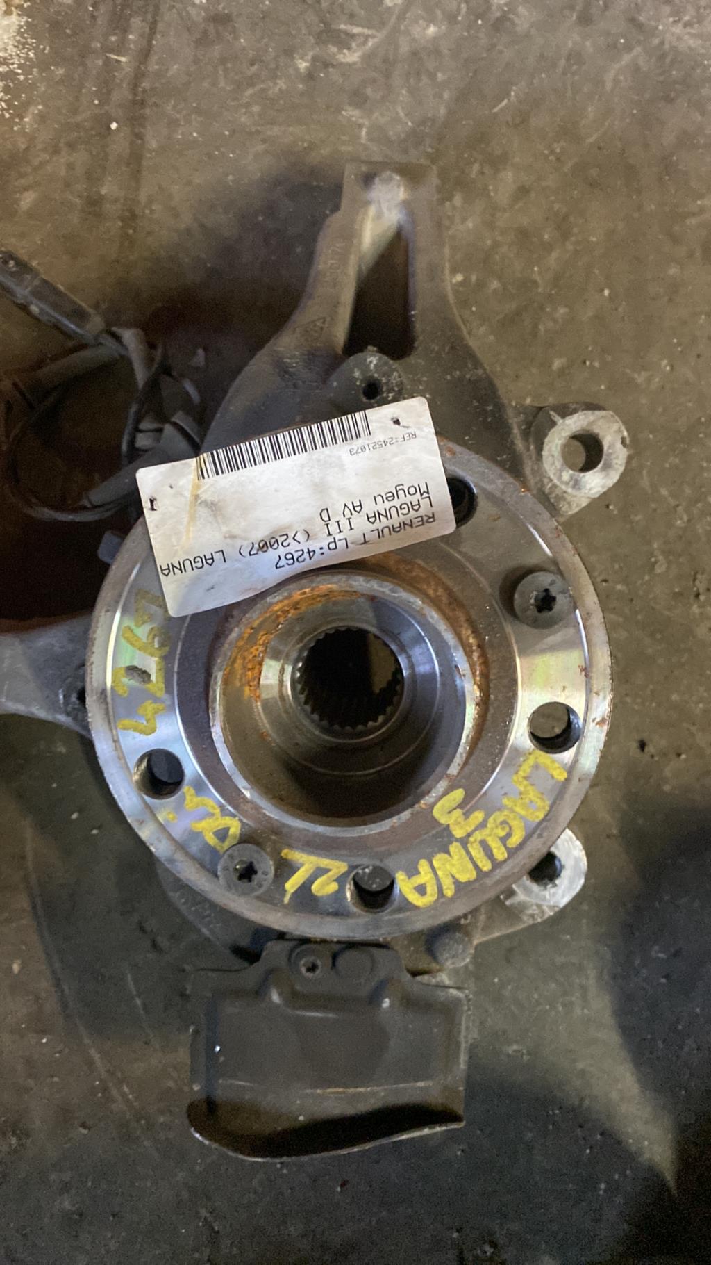 Moyeu avant droit RENAULT LAGUNA 3 PHASE 3 Diesel - 1