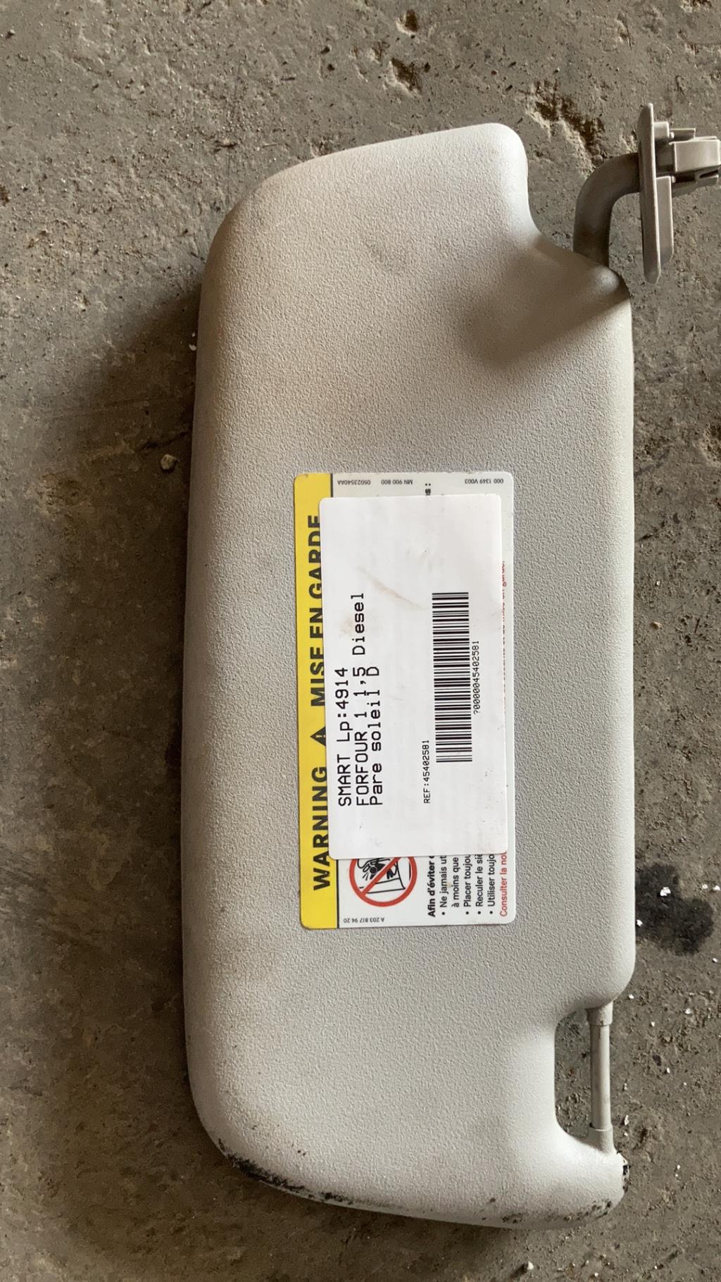 Pare soleil droit SMART FORFOUR 1 Diesel - 1