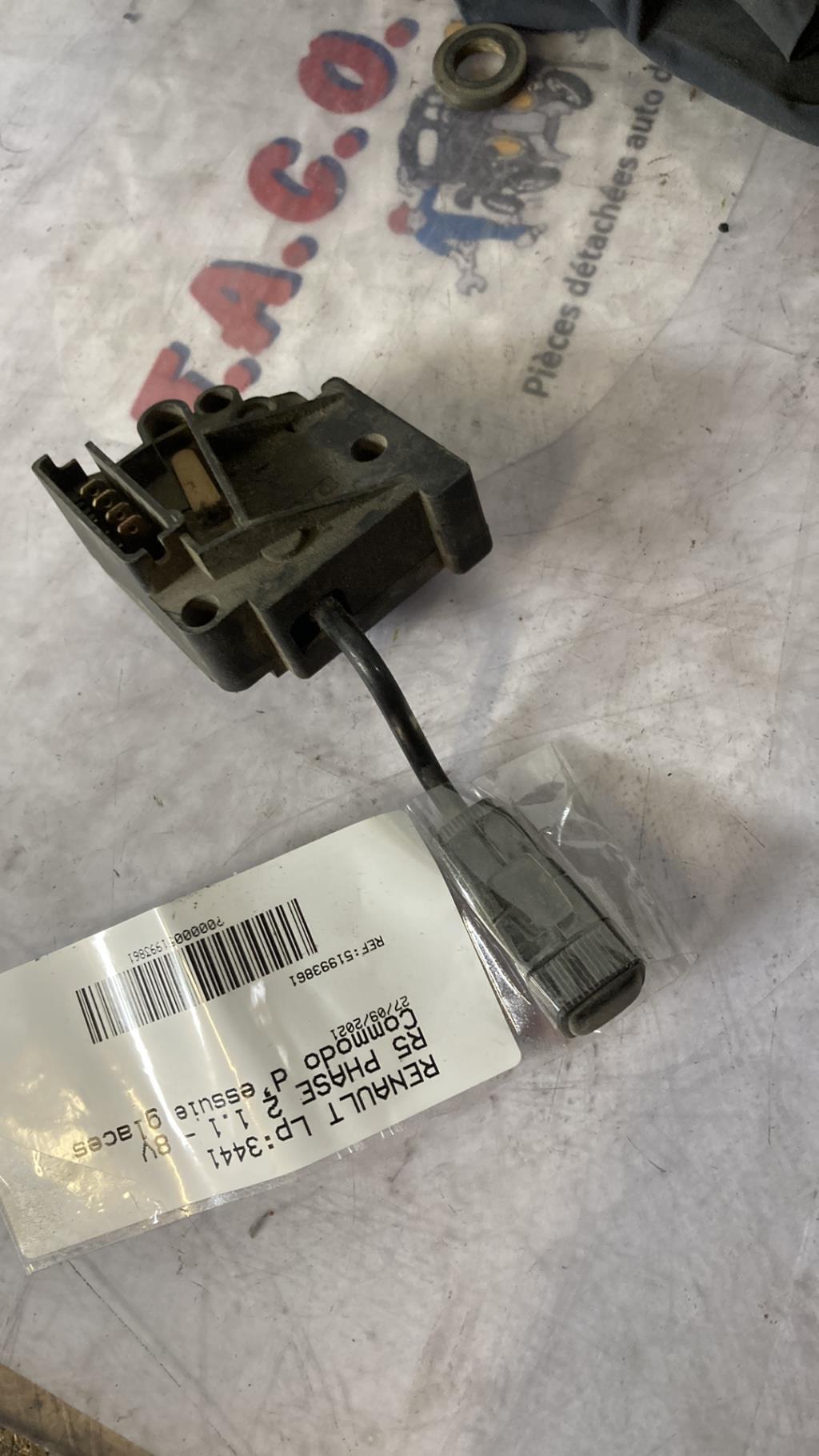 Commodo d'essuie glaces RENAULT R5 PHASE 2 Essence - 1