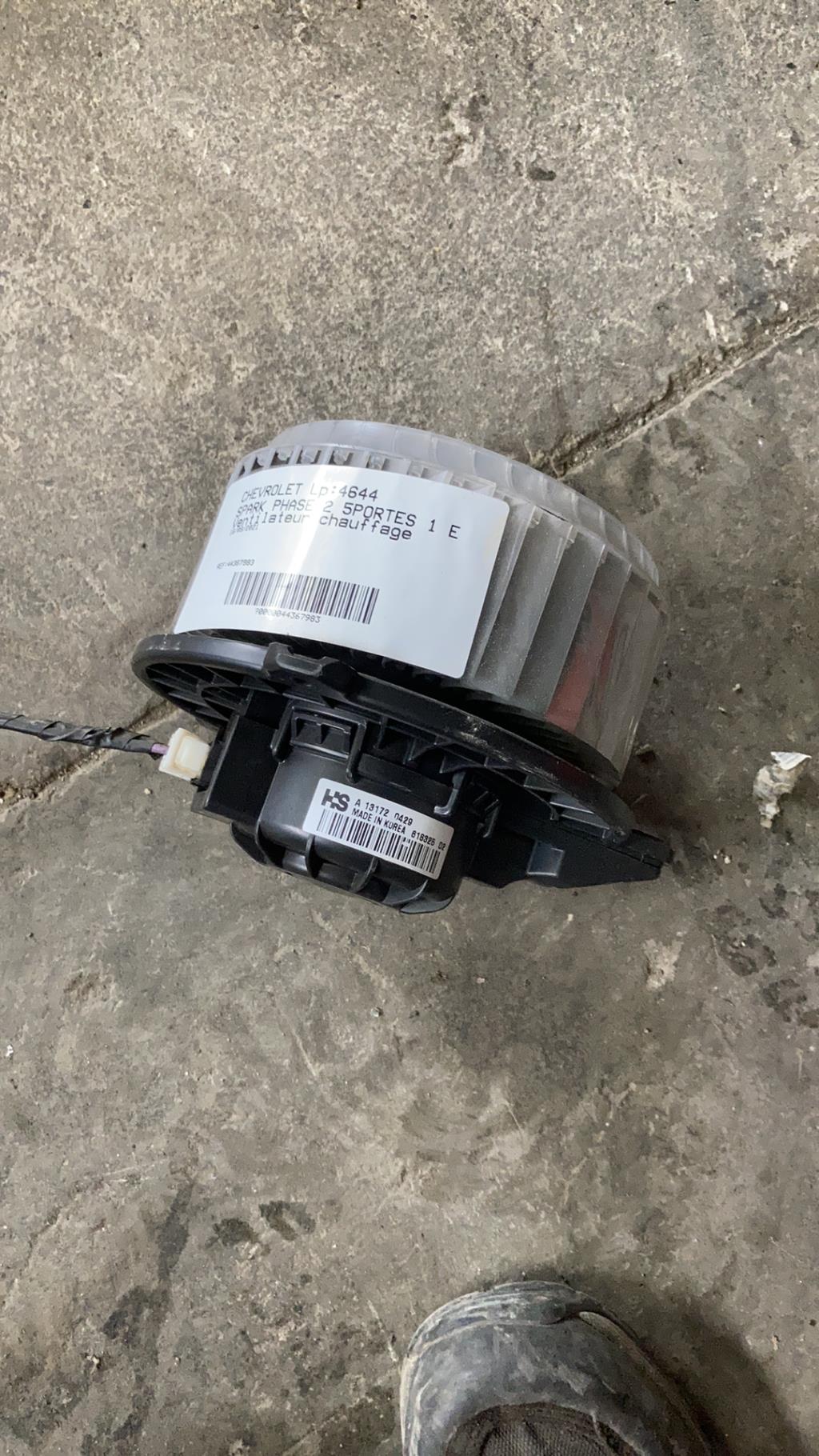 Ventilateur chauffage CHEVROLET SPARK PHASE 2 Essence - 1