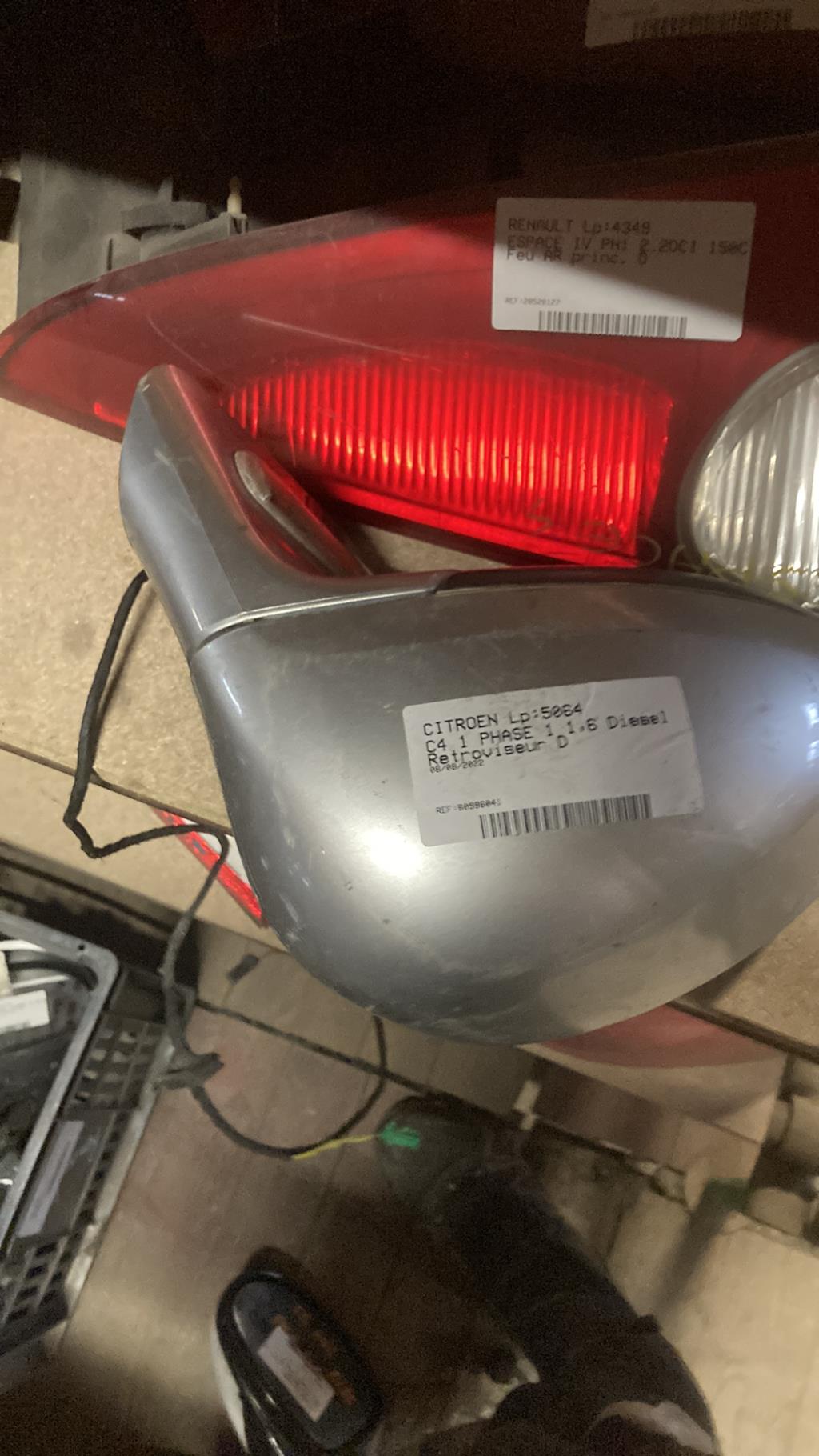 Retroviseur droit CITROEN C4 1 PHASE 1 Diesel - 1
