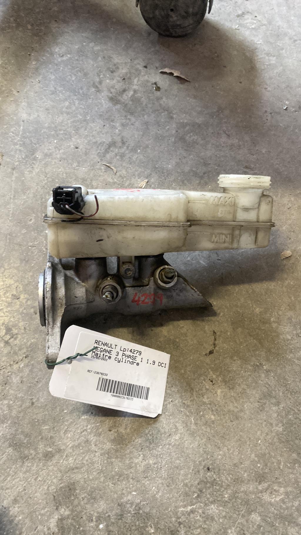 Maitre cylindre (freinage) RENAULT MEGANE 3 PHASE 1 Diesel - 1