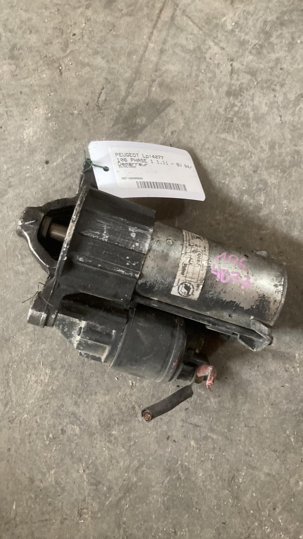 Demarreur PEUGEOT 106 PHASE 1 Essence - 1