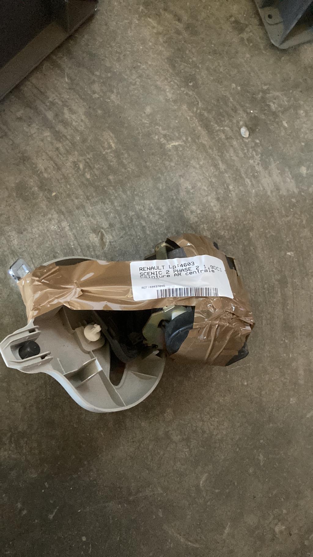 Ceinture arriere centrale RENAULT SCENIC 2 PHASE 2  - 1