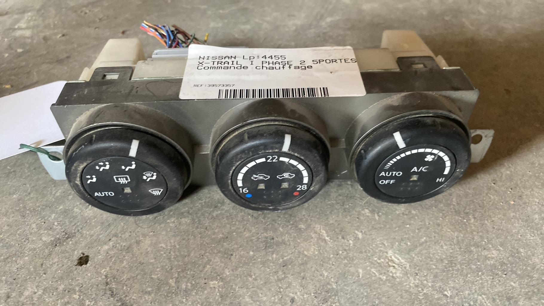 Commande chauffage NISSAN X-TRAIL 1 PHASE 2 Diesel - 1