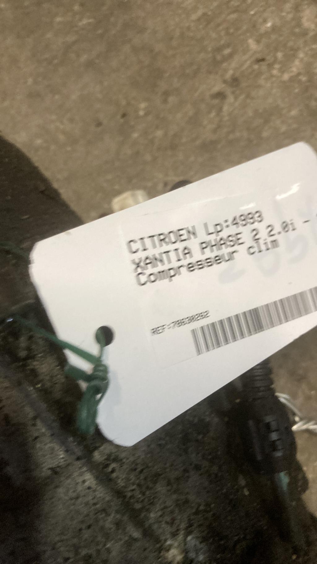 Compresseur clim CITROEN XANTIA PHASE 2 Essence - 1