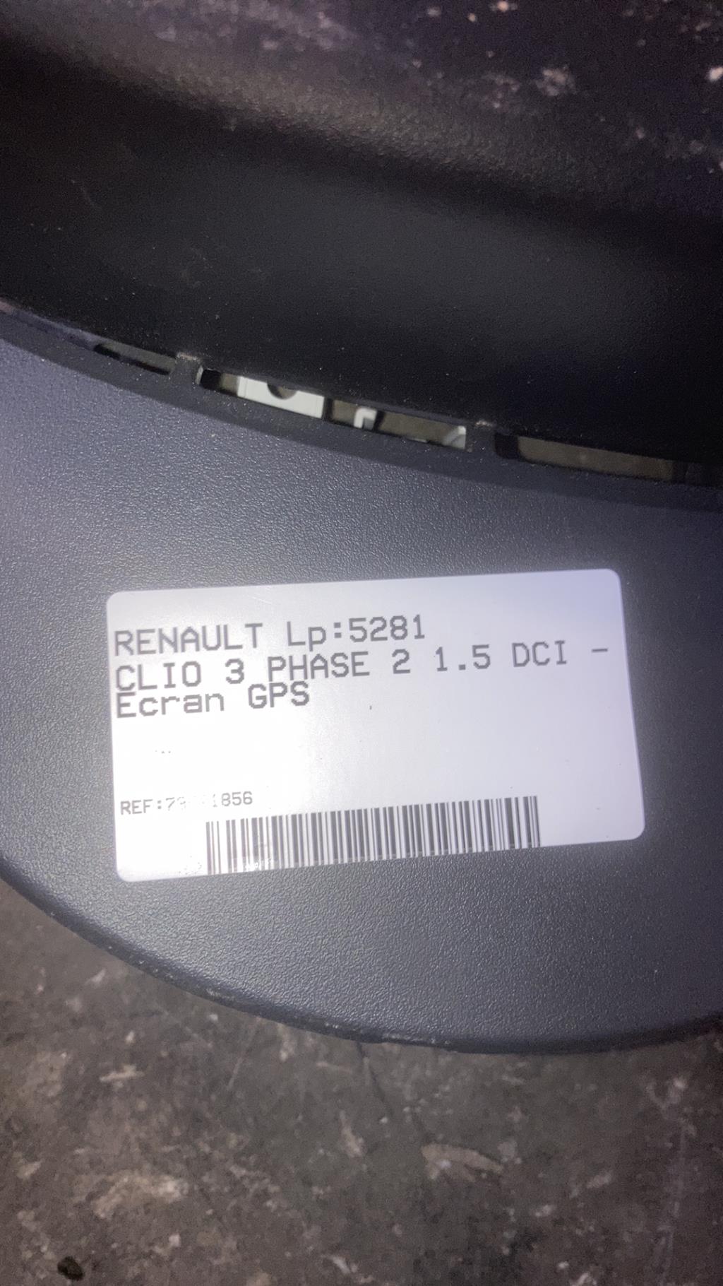 Ecran GPS RENAULT CLIO 3 PHASE 2 Diesel - 1