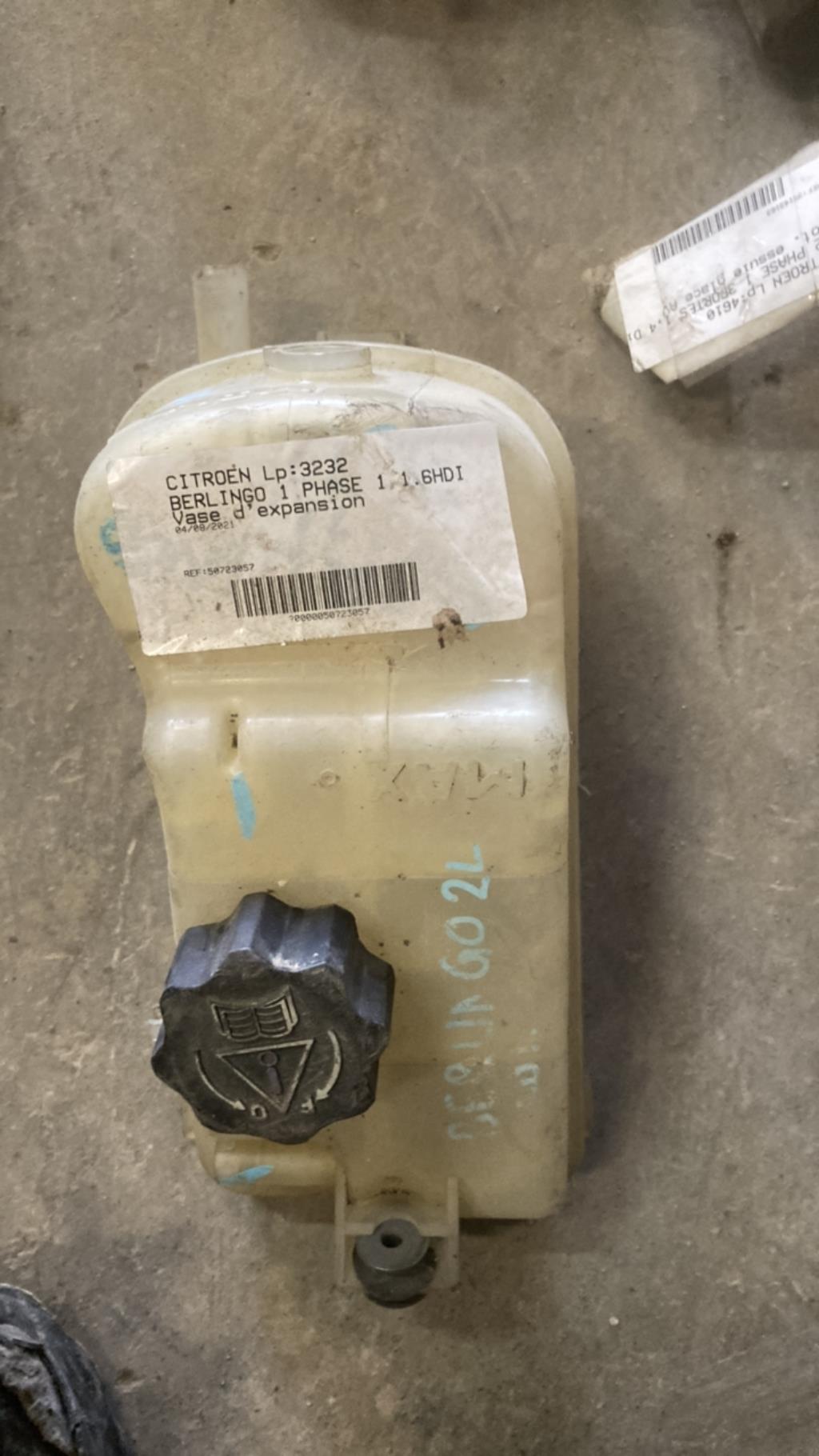 Vase d'expansion CITROEN BERLINGO 1 PHASE 1 Diesel - 1