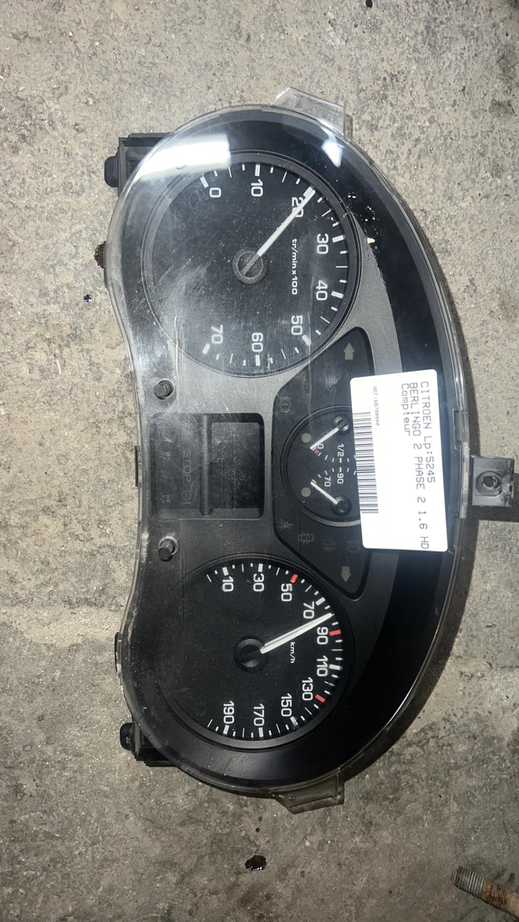Compteur CITROEN BERLINGO 2 PHASE 2 Diesel - 1