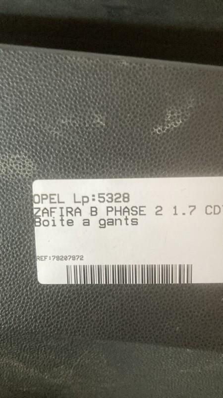 Boite a gants OPEL ZAFIRA B PHASE 2 Diesel - 1
