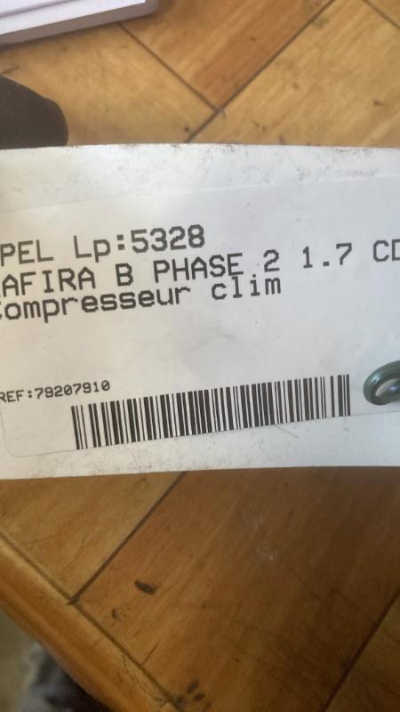 Compresseur clim OPEL ZAFIRA B PHASE 2 Diesel - 1