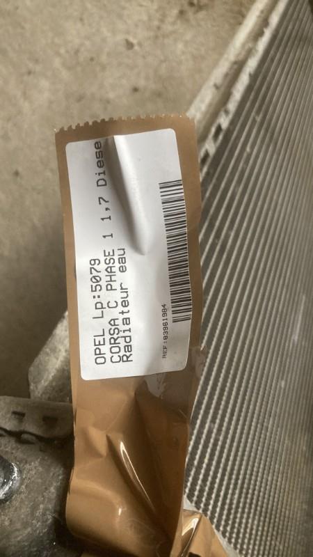 Radiateur eau OPEL CORSA C PHASE 1 Diesel - 1