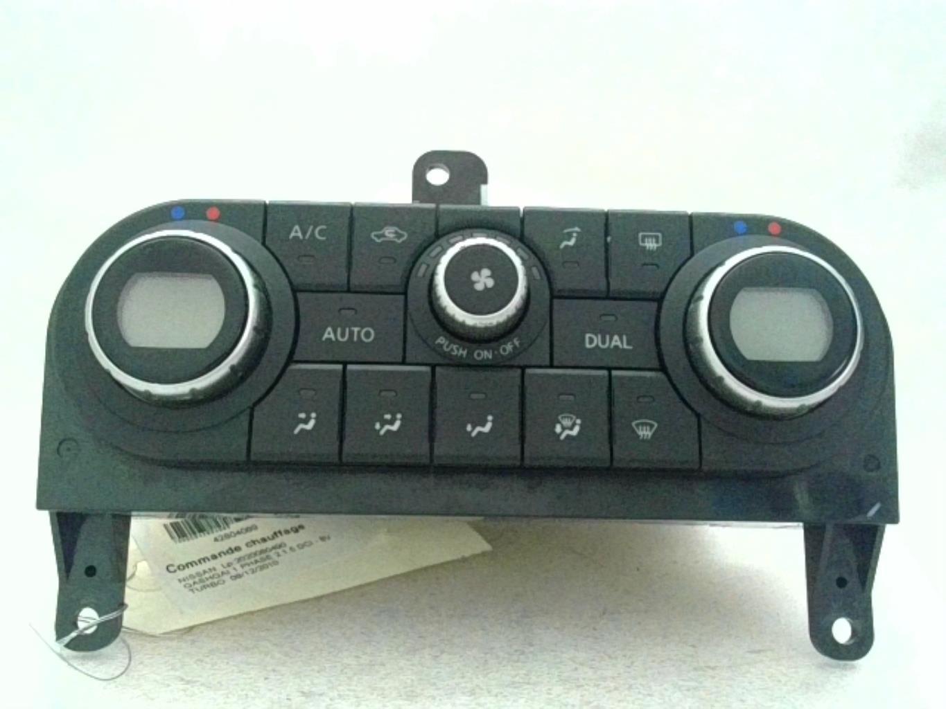 Commande chauffage NISSAN QASHQAI 1 PHASE 2 Diesel - 1