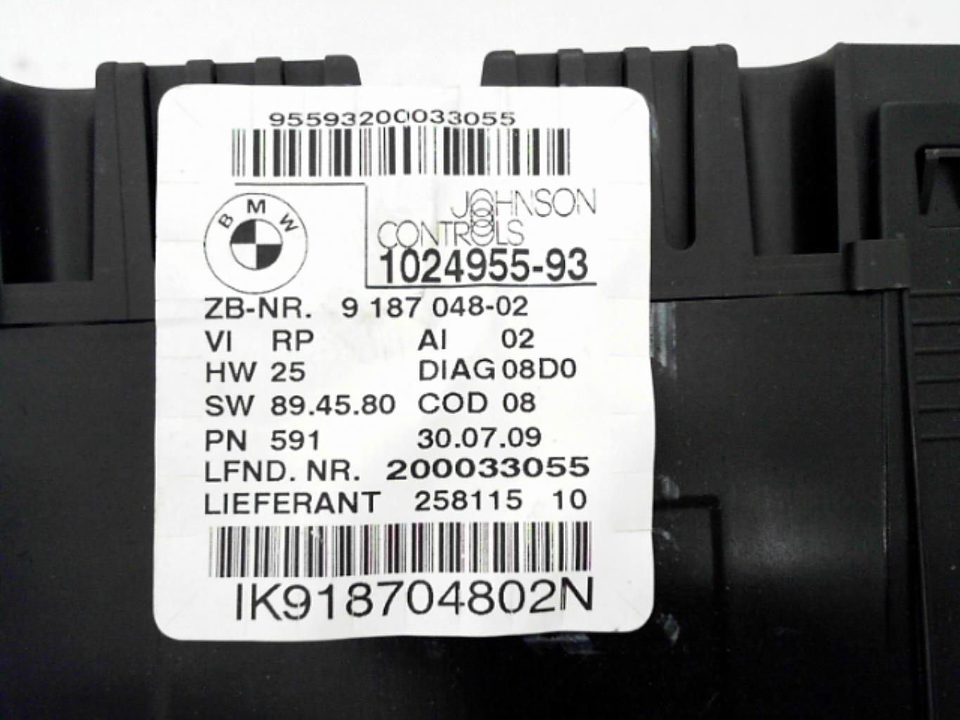 Compteur BMW SERIE 1 E81 Diesel - 1
