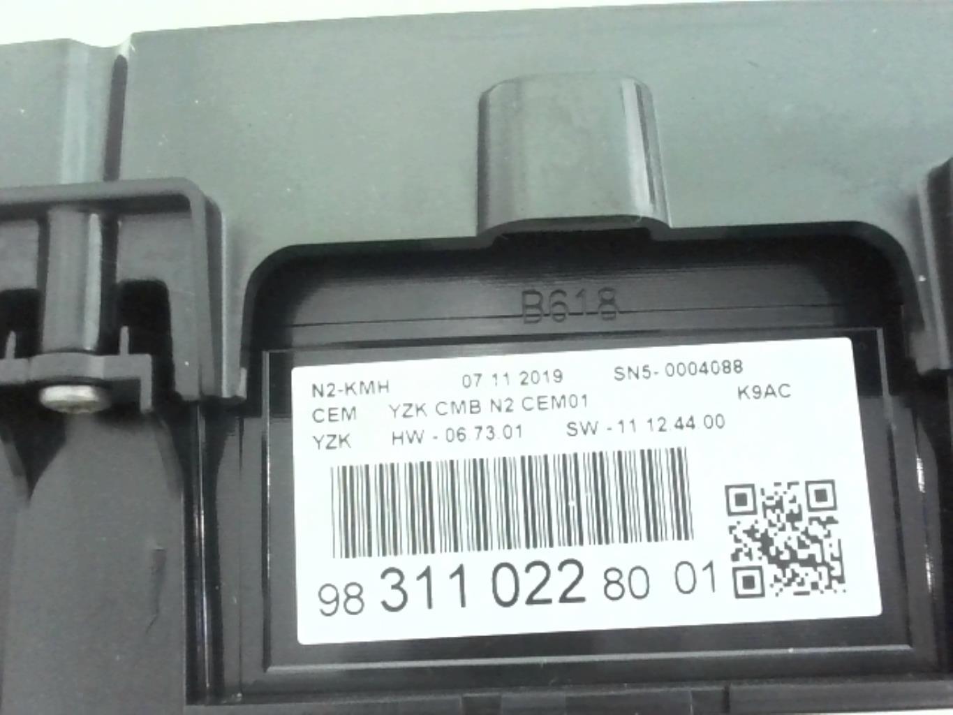 Compteur CITROEN BERLINGO 3 M PHASE 1 Diesel - 1