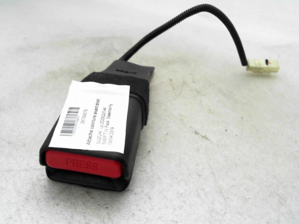Aggancio cintura sicurezza anteriore destro SUZUKI SWIFT 5  - 1
