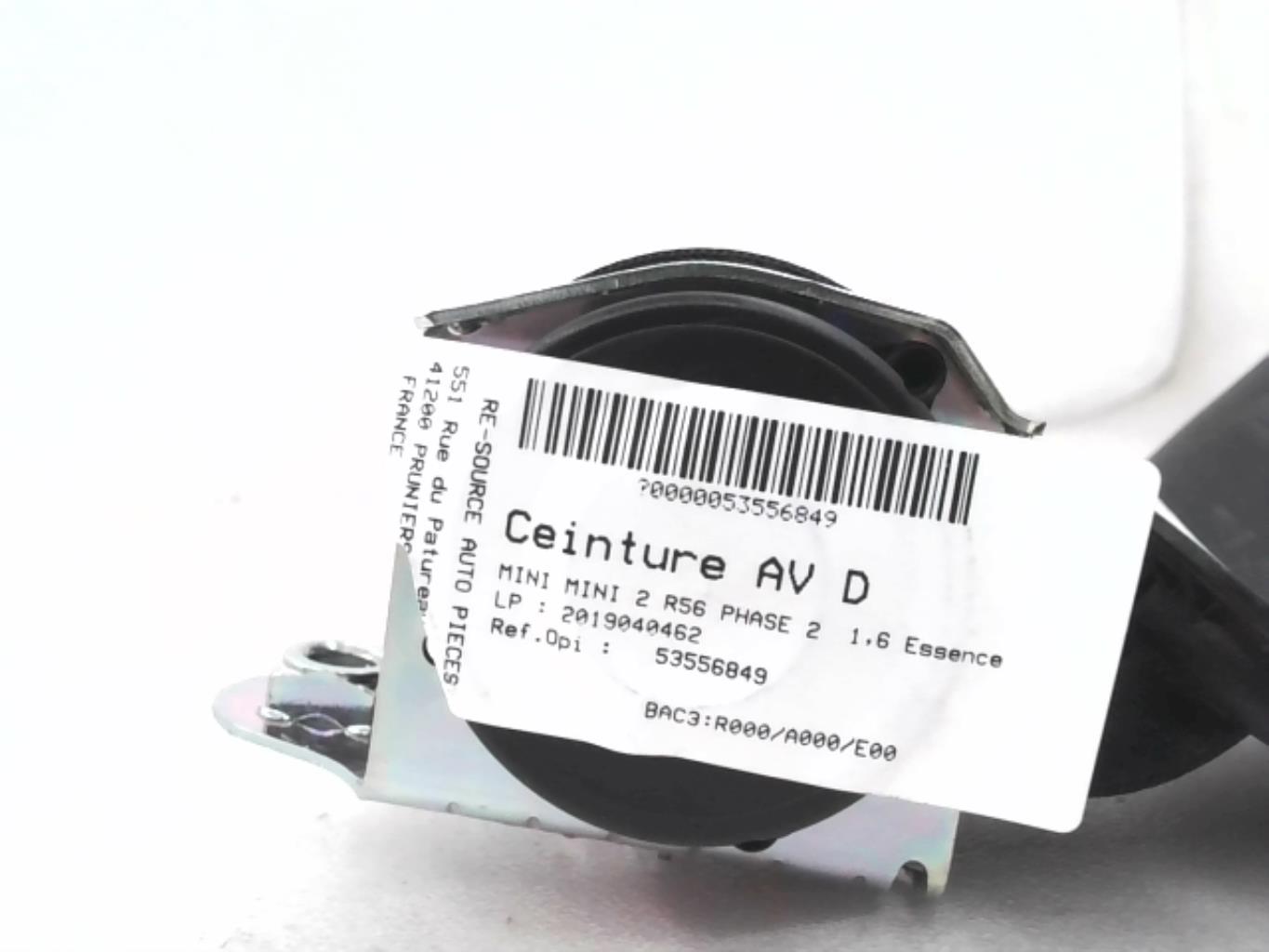Ceinture avant droit MINI MINI 2 R56 PHASE 2 Essence - 1