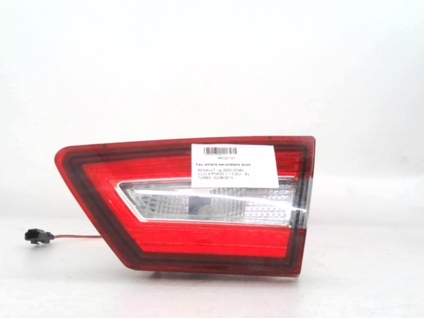 Feu arriere secondaire droit (feux) RENAULT CLIO 4 PHASE 1 Diesel - 1