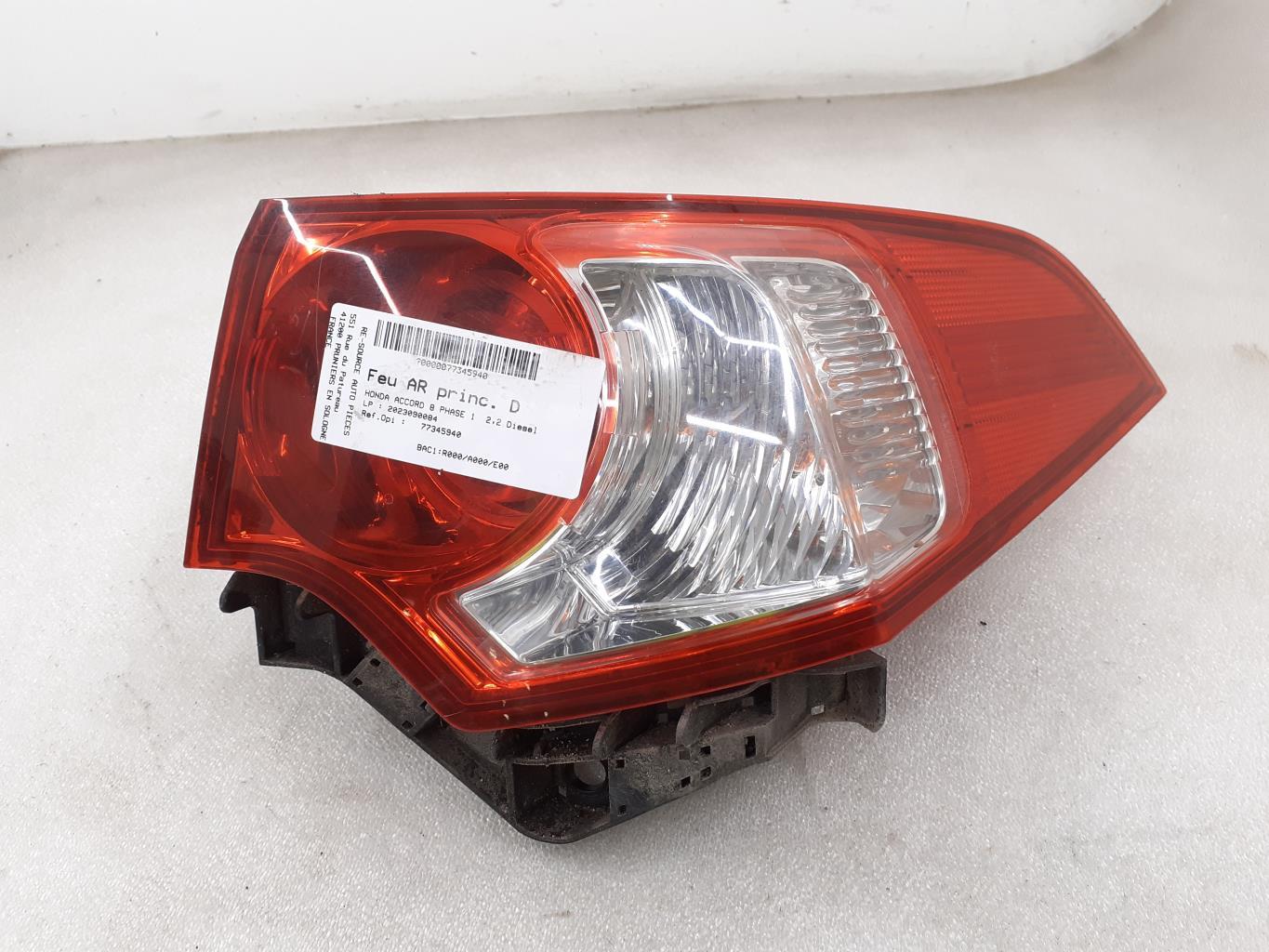 Fanale posteriore principale destro (luci) HONDA ACCORD 8 PHASE 1 Diésel - 1