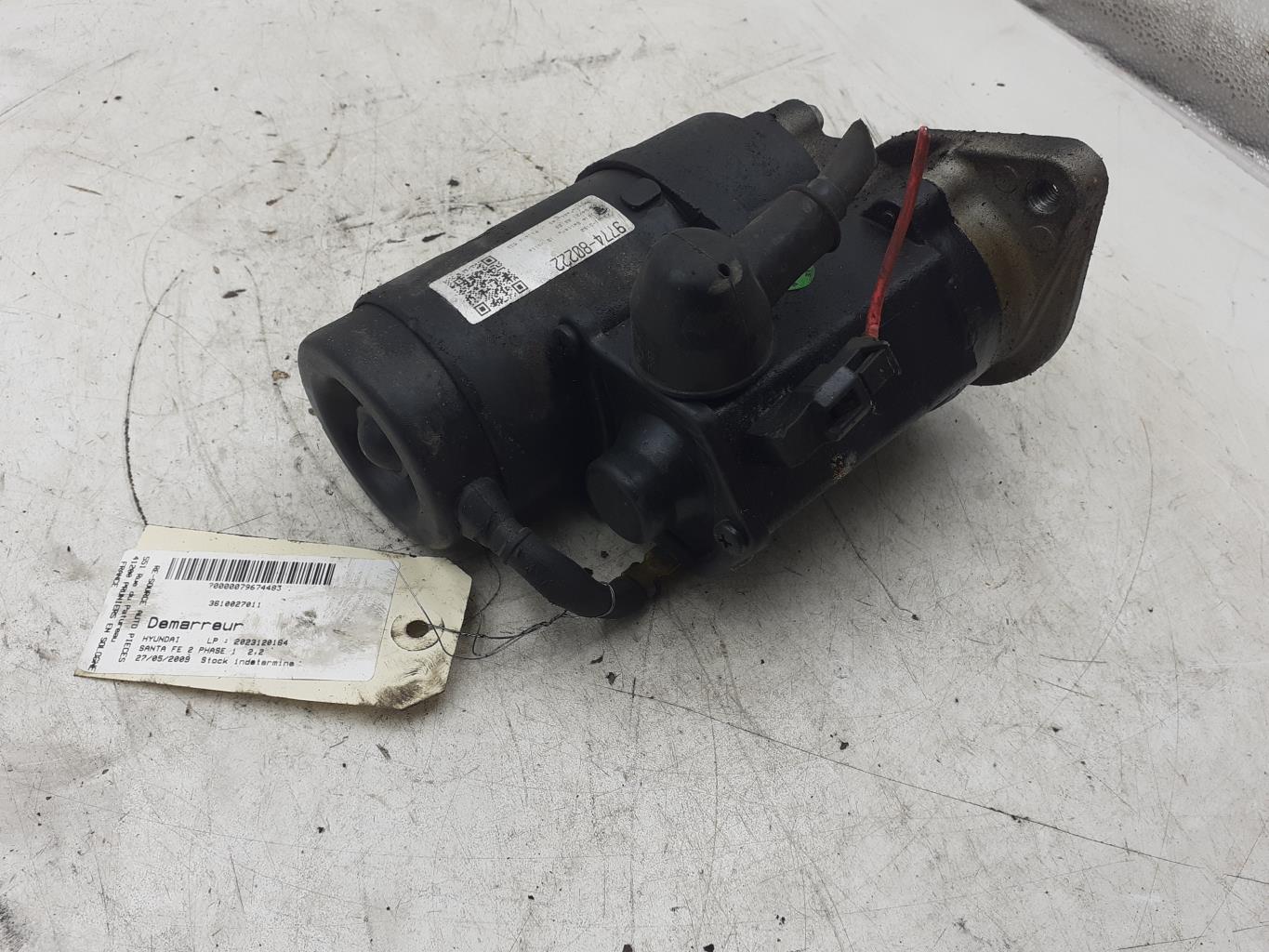 Motorino avviamento HYUNDAI SANTA FE 2 PHASE 1 Diésel - 1