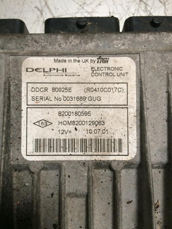 Calculateur RENAULT CLIO 2 PHASE 2 Diesel - 1
