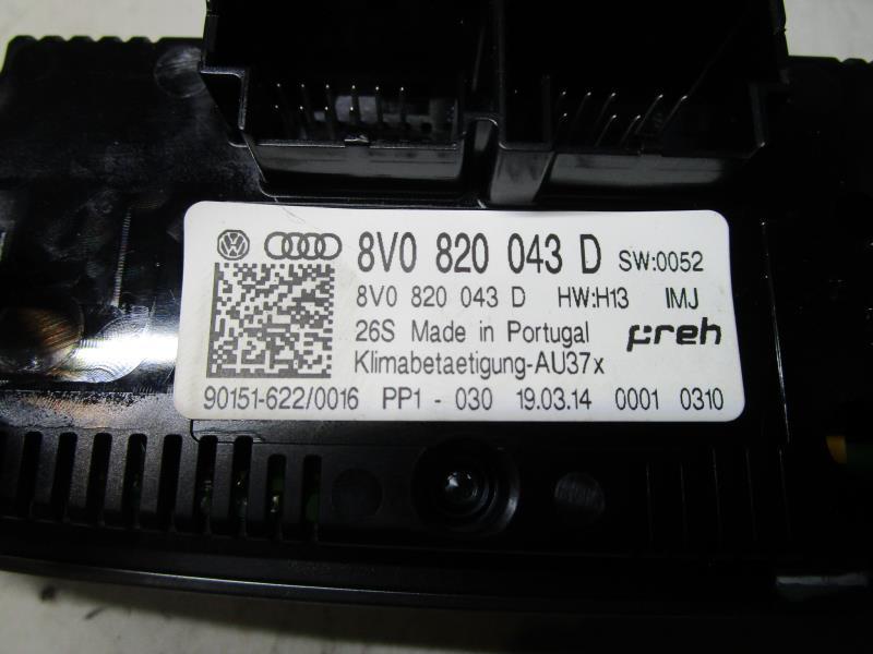 Commande chauffage AUDI A3 3 SPORTBACK S3 PHASE 1 Essence - 1