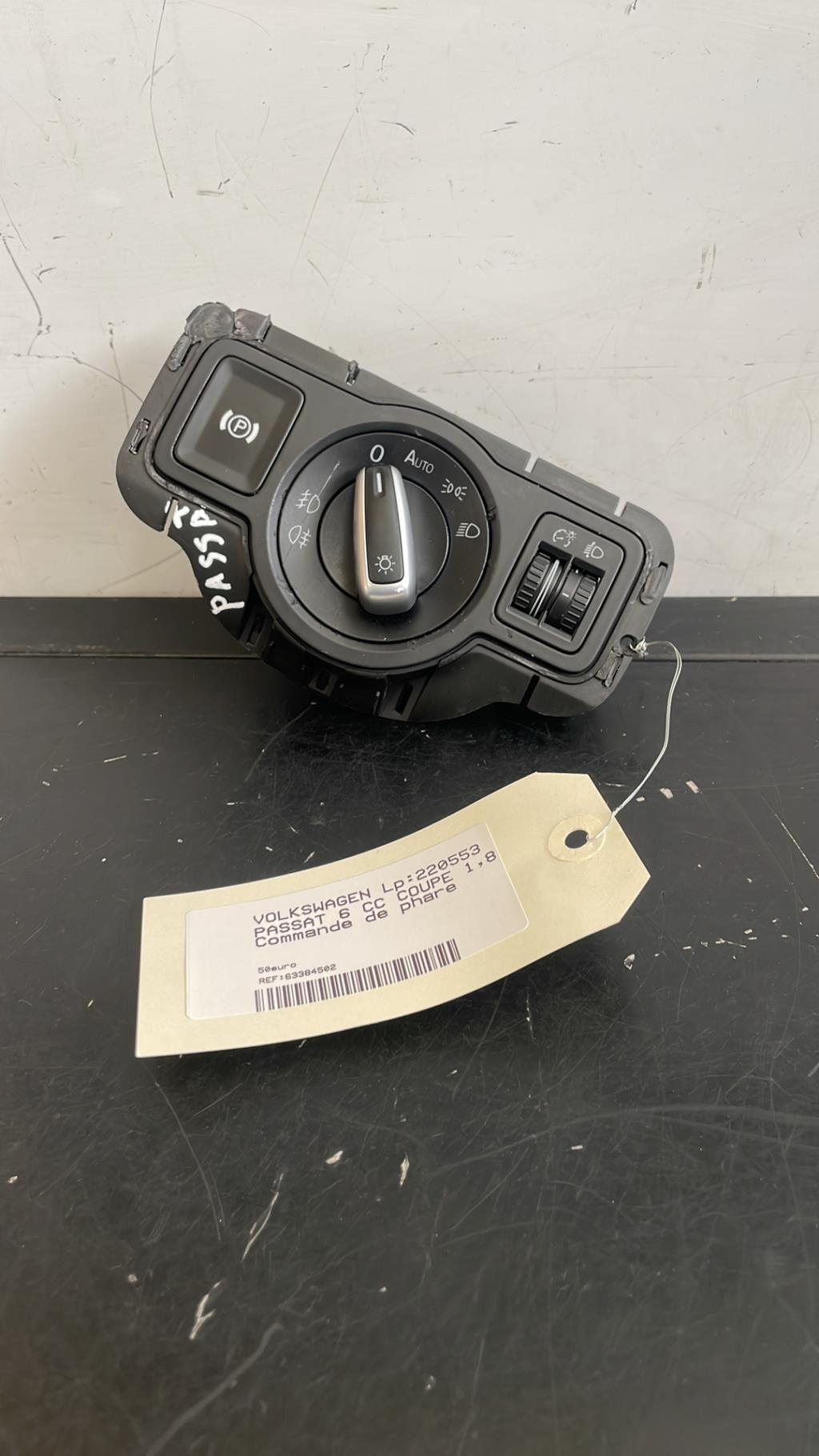 Commande de phare VOLKSWAGEN PASSAT 6 CC COUPE Essence - 1