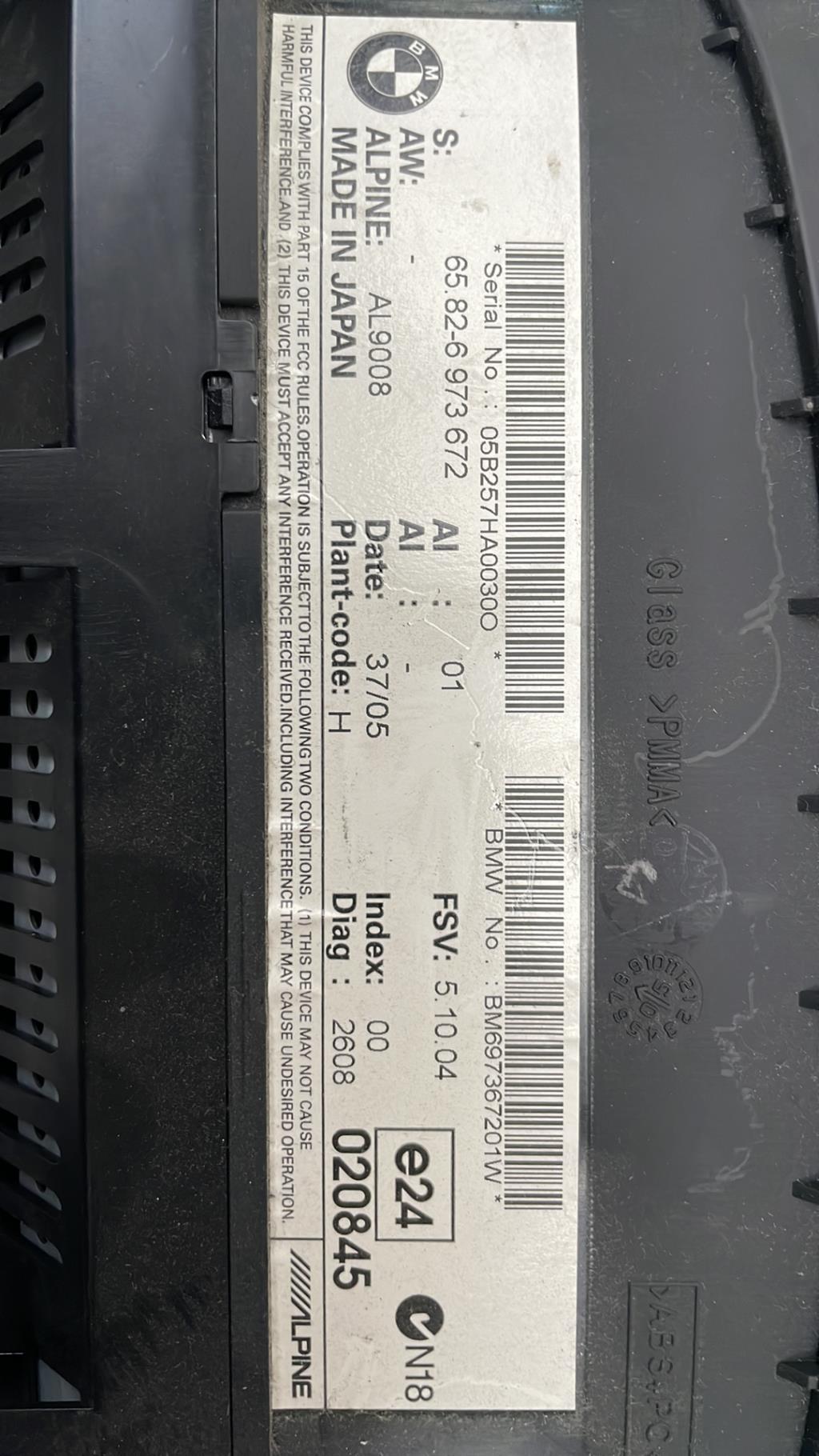 Compteur BMW SERIE 3 E91 TOURING PHASE 1 BREAK Diesel - 1