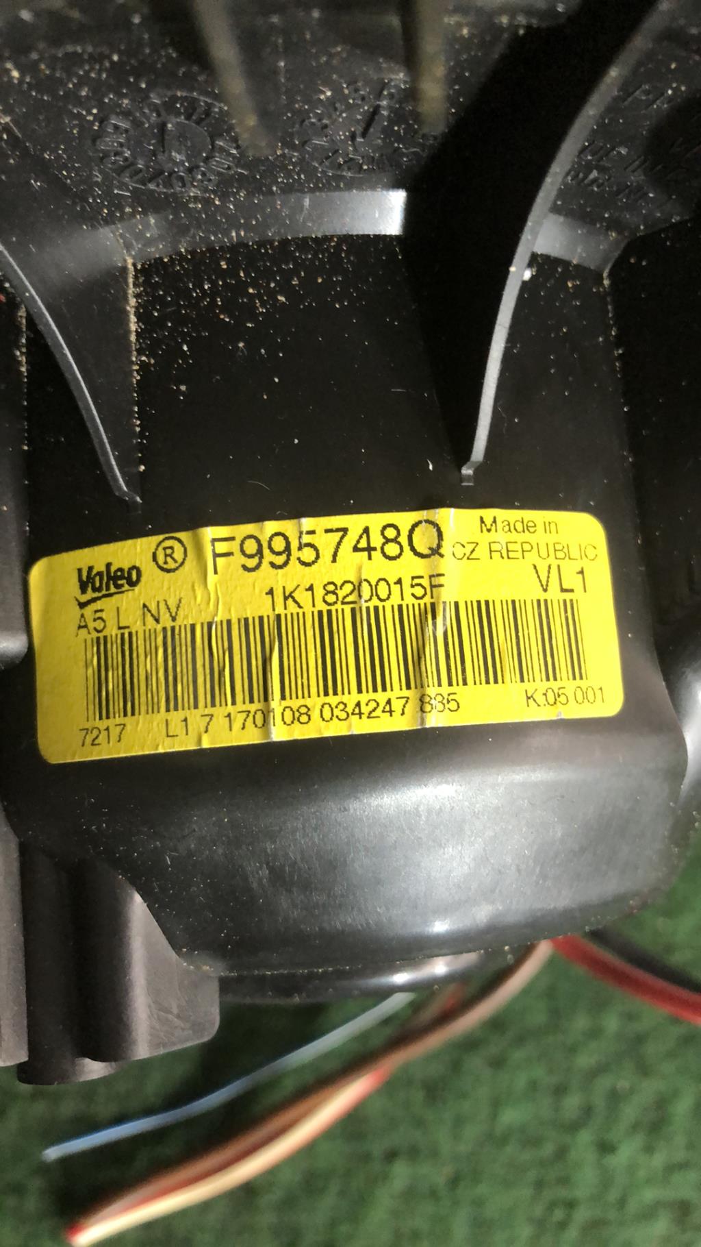 Ventilateur chauffage AUDI A3 2 SPORTBACK PHASE 1 Diesel - 1