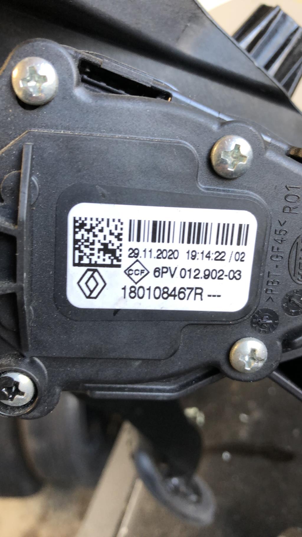 Pedalier RENAULT CLIO 5 PHASE 1 Essence/Hybride - 1