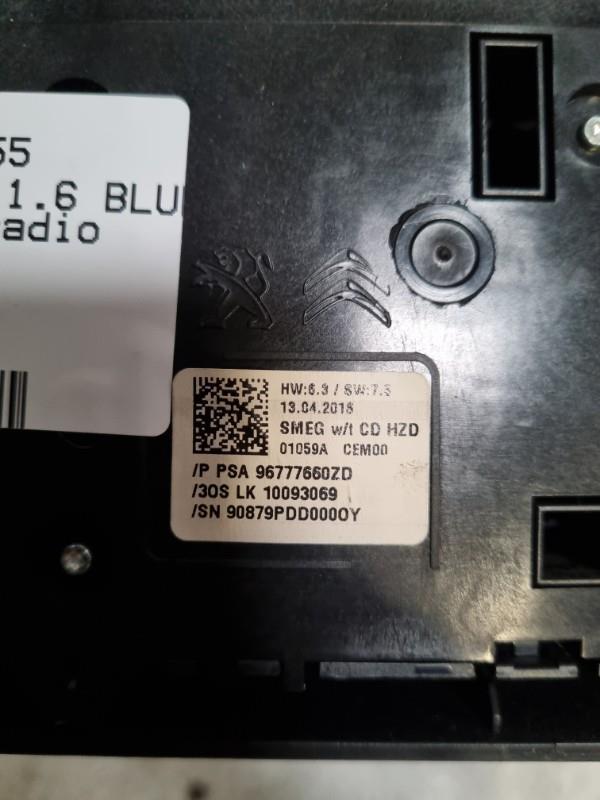 Commande autoradio PEUGEOT 308 2 PHASE 1 Diesel - 1