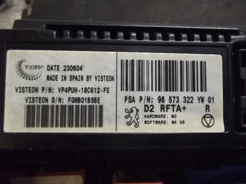 Commande chauffage PEUGEOT 407 PHASE 1 BREAK Diesel - 1