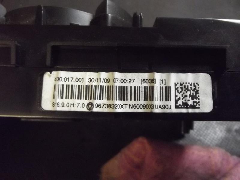 Commande chauffage PEUGEOT 3008 1 PHASE 1 Diesel - 1