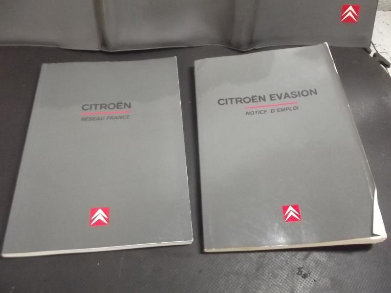 Notice d'utilisation CITROEN EVASION PHASE 1 Diesel - 1