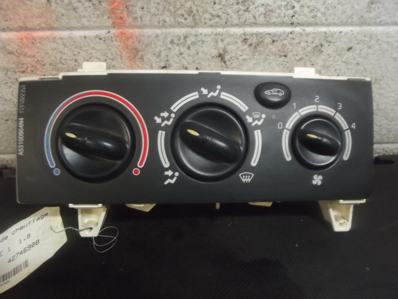 Commande chauffage RENAULT SCENIC 1 PHASE 1 Diesel - 1